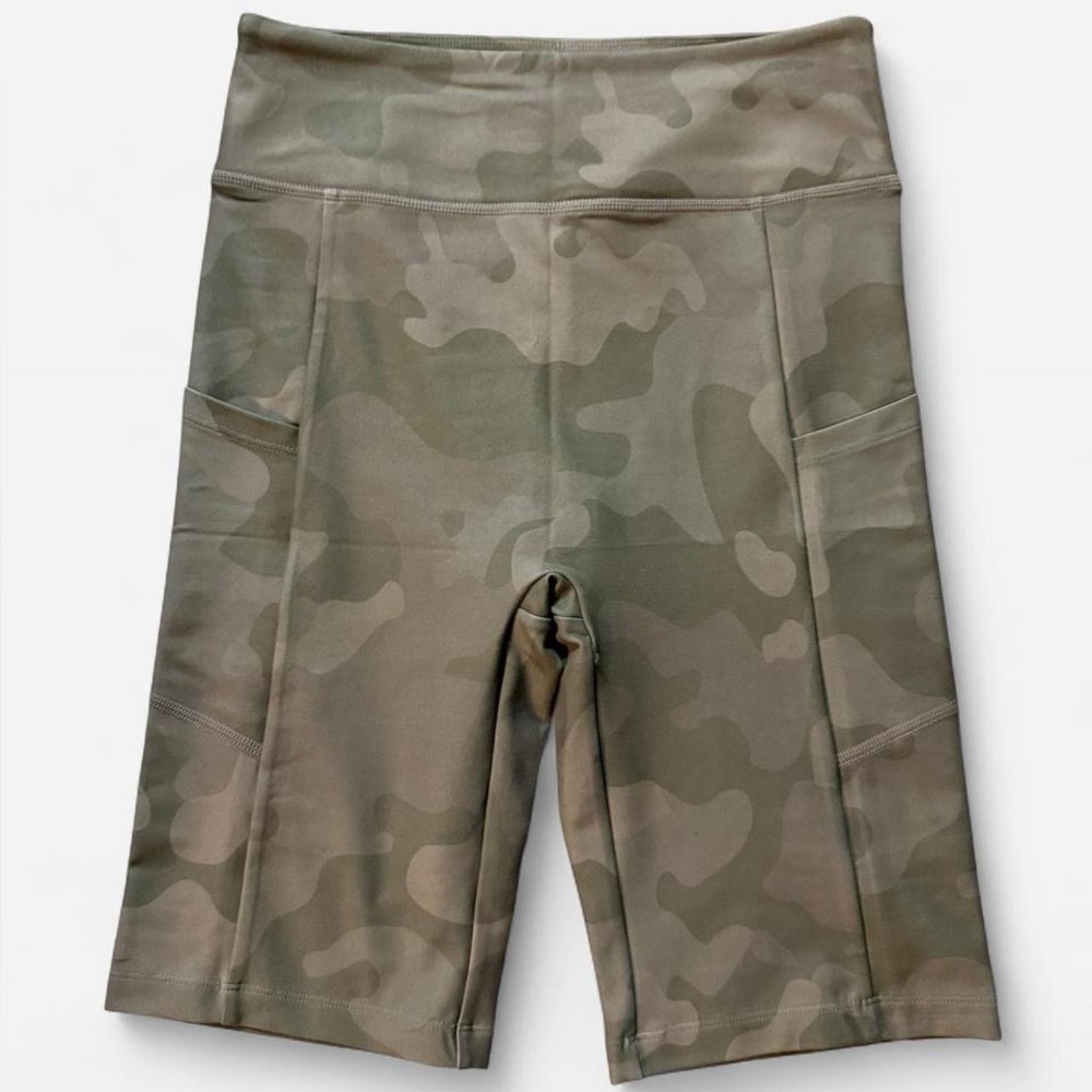 G by Giuliana Olive Camouflage Shorts
